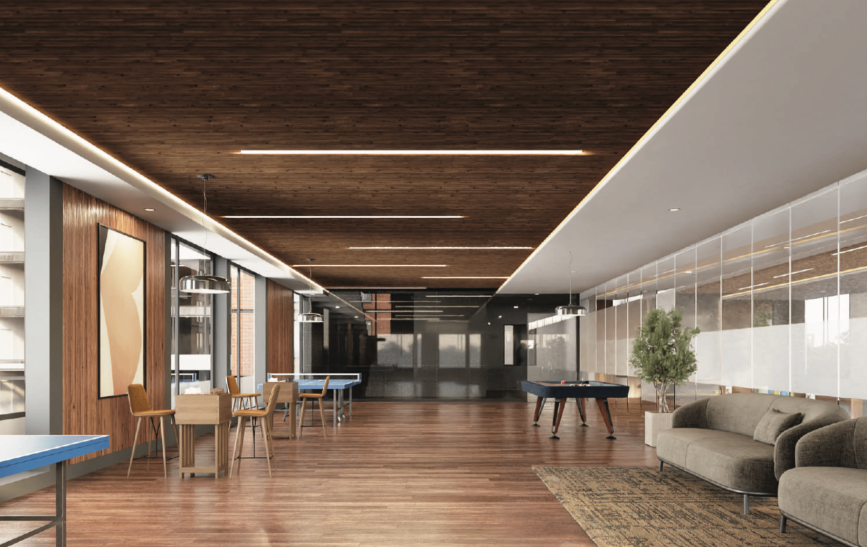 Clubhouse lounge & games